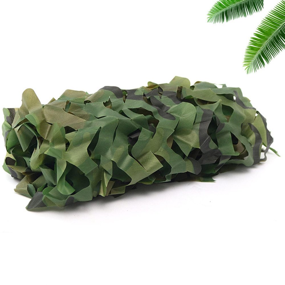 Woodland Camouflage Netting,Shade Net,Military Reinforced Camo Netting 23m 24m 34m 35m 45m 46m,Hunting,Camping,Army,Decoration,Car Cover,Sunscreen Camouflage Net,Jungle-1.5x2m(4.9*6.6ft)