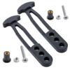 2 Pcs Boat Telescoping Ladder Strap, 3 Adjustable Mounting Holes for 2 Step 3 Step Ladder(M) view 1