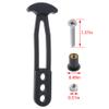 2 Pcs Boat Telescoping Ladder Strap, 3 Adjustable Mounting Holes for 2 Step 3 Step Ladder(M) view 4