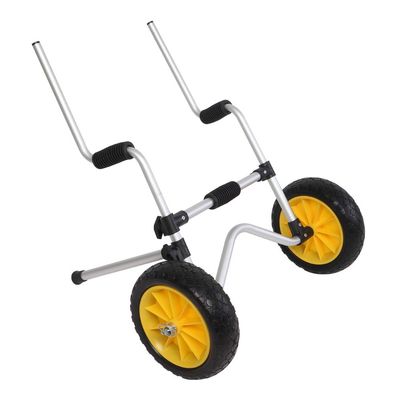 Ynredee Kayak Cart,Light and Practical Vertical Kayak Cart with Wheels,Width Adjustable Canoe Trolley Suitable for Kinds of Kayaks and Canoe