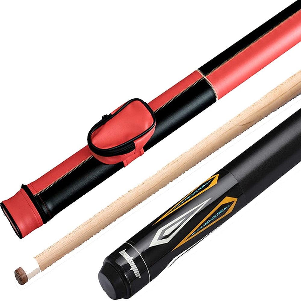 ACDWSXRT Pool cue Billiards House cues Billiard Pool Cue 58 Inches 13 Mm Billiard Pool Cue 1/2 Handcraft Maple Billiard Pool Cue 20 Oz(Color:Ka-1-case)