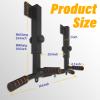 BDL Joist Mount Pull Up Bar, Heavy Duty Chin Up Bar Ceiling Mount for Home Gym Strength Training Equipment, Multifunctional Chin Up Bar Joist Mount, 4 Levels of Height Adjustment view 4