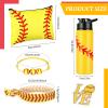 LEIFIDE 148 Pcs Softball Team Gifts Include Softball Water Bottle Makeup Bags Softball Bracelet Hair Ties Sticker Softball Accessories Softball Party Favors for Birthday Supplies view 3