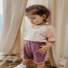 Cigit Concept CGT - Powder Pink 100% Cotton T-Shirt and Shorts Set for Girls (2-7 Years),Flexible and Comfortable (18-24 Months) view 2