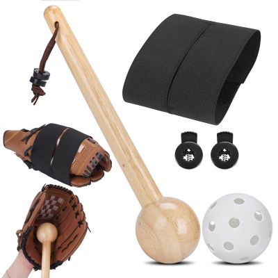 Roliwils Baseball Glove Break in Kit with Glove Mallet, Quick Shaping Without Damage | for Baseball & Softball Gloves | Training Essential