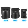 PATIKIL XL Size Adult/Youth Knee Pads Elbow Pads Wrist Guards, 3 in 1 Protective Gear Set for Roller Cycling Skateboarding BMX Bike Inline Skating Scooter Riding, Black view 2