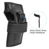 PATIKIL XL Size Adult/Youth Knee Pads Elbow Pads Wrist Guards, 3 in 1 Protective Gear Set for Roller Cycling Skateboarding BMX Bike Inline Skating Scooter Riding, Black view 4