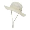 Newborn Hats for Boys Fisherman's Summer Sun Hat Hat Cap Baby Boys Girls Sunscreen Hat Kids Hat (Beige, 0-24 Months) view 2