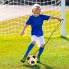 Outus 4 Pcs Kids Soccer Ball Trainer Soccer Juggle Kick Trainer Solo Handle Throw Adjustable Locked Net Bungee Elastic Soccer Ball Net Kicker for Youth Adults Training Equipment, 4 Color Size 3 4 5 view 3