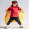 4 Color Sets Kids Double-Sided Superhero Capes and Masks - Super Hero Cape Perfect for Dress-Up, Halloween, Christmas, Cosplay, and Birthday Parties (4 Sets) view 4