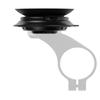 VACUUM TURN BASE for GPS Mount BLACK view 1