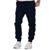 GOKKILRW Mens Cargo Hiking Pants Relaxed Fit Workout Athletic Jogger Casual Lightweight Stretch Combat Military Tactical Pant(Navy,3X-Large) view 1
