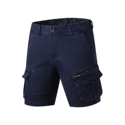 GOKKILRW Men's Tactical Cargo Hiking Shorts Rip Stop Lightweight Summer Military Combat Cargo Work Hiking Pants Big and Tall(Dark Blue,36)