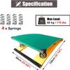 Katzowen Gymnastics Springboard with 4 Springs, Green Vault Equipment for Adult Teen Gymnast, Vaulting Training Sport Equipment, Anti-Tear Spring Boards view 3