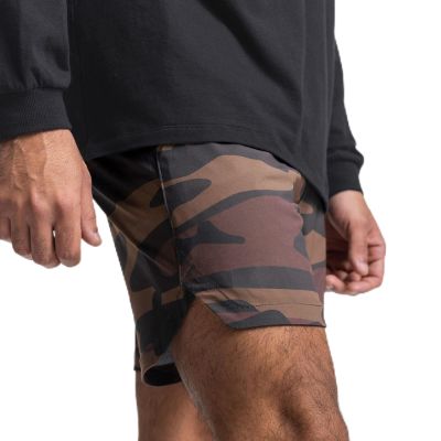 GOKKILRW Mens Gym Workout Shorts Quick Dry Bodybuilding Weightlifting Athletic Shorts Trainning Running Summer Beach Shorts(Camouflage,XX-Large)