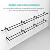 Bsetain Ball Storage Display Holder, Large Capacity Wall Ball Storage Display Holder, Steel Exercise Stability Ball Rack for Gym Store Dorm, Easy to Install view 4
