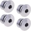 4 Pack Dive Regulator High Pressure Plugs 7/16", Scuba Diving HP Regulators Port Plug with Components view 1