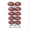 Katzowen Ball Storage Rack Double-Sided Basketball Storage Rack - Stainless Steel Balls Sports Equipment Organizers, Gym Equipment Rack for Footballs Volleyballs (Size : 5-Tier) view 1