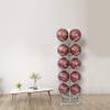 Katzowen Ball Storage Rack Double-Sided Basketball Storage Rack - Stainless Steel Balls Sports Equipment Organizers, Gym Equipment Rack for Footballs Volleyballs (Size : 5-Tier) view 2