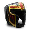 TRAINED Boxing Headgear Black S/L Use for MMA Training Kickboxing, Muay Thai, Sparring, Karate and Taekwondo Head Guard. view 1