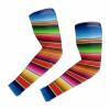 Colorful Mexican Striped Cooling Arm Sleeves for Men Women, Tribe Ethnic Rainbow UV Protection Arm Sleeves, (S) view 1
