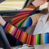 Colorful Mexican Striped Cooling Arm Sleeves for Men Women, Tribe Ethnic Rainbow UV Protection Arm Sleeves, (S) view 4