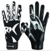 SHARKOX Non-Slip Tacky Football Gloves Ball Feel Sensation, Football Receiver Gloves in Youth, Adult, and Kid Sizes, Ultra Sticky Silicone Strong Palm Grip (White, Adult X-Large) view 2