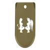 NDZ Performance Magazine Base Plate Finger Extension for Sig Sauer P365X P365 XL 9MM Laser Engraved Anodized Aluminum in Olive Drab Green - Naughty and Nice Girls view 1