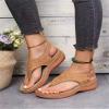 Ladmiple Shoes For Women Slip On Womens Sandals Flip Flops for Women with Arch Support Cushion Summer Casual Rhinestone Wedge sandal Shoes view 2