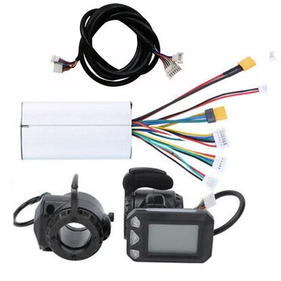 HUFFA 5.5/6.5in Carbon Fiber Electric Scooter Bike 24/36V 250W Controller LCD Monitor Brake Set Display + Brake + Controller Full Set (Color : 24V)