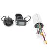 HUFFA 5.5/6.5in Carbon Fiber Electric Scooter Bike 24/36V 250W Controller LCD Monitor Brake Set Display + Brake + Controller Full Set (Color : 24V) view 2