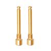HUFFA 2pcs MTB Bike Bolts Road Mountain Bicycle Oil Disc Brake Titanium Bolt Threaded Pin Inserts Screw for Parts (Color : Gold) view 1