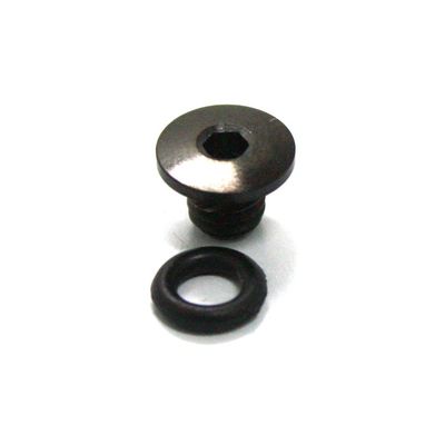 HUFFA Bike Bicycle Bleed Titanium Screw O-Ring for 8.85mm/10mm Oil Filling Hole Pot Split Oiler Cover (Color : 10MM)