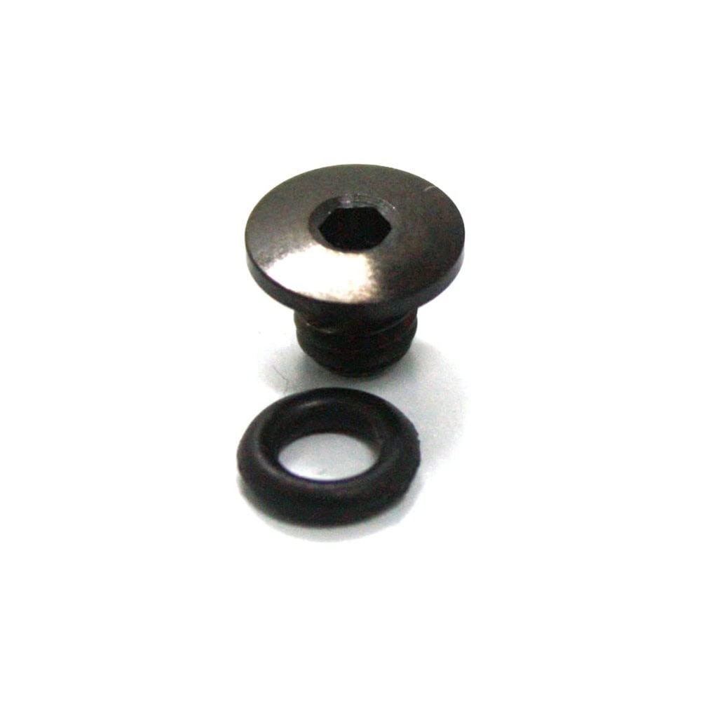 HUFFA Bike Bicycle Bleed Titanium Screw O-Ring for 8.85mm/10mm Oil Filling Hole Pot Split Oiler Cover (Color : 10MM)