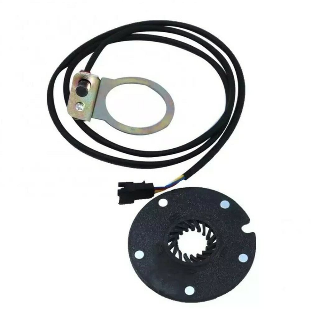 HUFFA Electric Bicycle Pedal PAS System Assistant Sensor 5 8 12 Magnets Speed Sensor E-Bike Magnetic Booster Alloy Pulse Assist Sensor (Color : 5 Magnets)