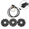 HUFFA Electric Bicycle Pedal PAS System Assistant Sensor 5 8 12 Magnets Speed Sensor E-Bike Magnetic Booster Alloy Pulse Assist Sensor (Color : 5 Magnets) view 2