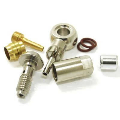 HUFFA Bike Bicycle Hydraulic Hose Fitting Insert for MT4 MT6 MT8 MT5 MT7 Durable Metal Bikes Accessories Bicycle Parts (Color : A)