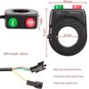 HUFFA 2 in 1 Switch Universal Electric Scooter Bicycle Handlebar Turn Signal Light Headlight Horn Button Control Switch Parts view 4