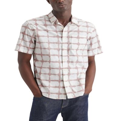 Dockers Men's Regular Fit Short Sleeve Ultimate Shirt, Pink Afterglow Fawn, X-Large