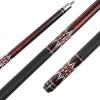 AB Earth 58" Pool Cue Stick Canadian Maple 13mm Tip Billiard Cue with Irish Linen Wrap (Red, 20oz) view 1