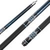 AB Earth 58" Pool Cue Stick Canadian Maple 13mm Tip Billiard Cue with Irish Linen Wrap (Blue, 18oz) view 1