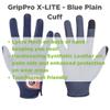 eGlove eQUEST GripPro X-LITE - Lightweight, Breathable, and Grippy - Comfort Mesh Back - Touchscreen Riding Gloves - 2022/23 (Blue - Rose Gold Glitter Cuff, X-Small) view 3