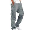 Men's Casual Cargo Pants Drawstring Workwear Pants Hiking Jogger Pants Multi Pockets Outdoor Fashion Jogging Cool Pants view 1