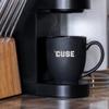 Rico Industries NCAA Syracuse Orange Main 15oz Laser Engraved Matte Black Ceramic Bistro Mug - For Hot or Cold Drinks view 3