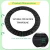 joyibay Trampoline Spring Cover Black, Round Edge Protector, 600D Oxford Cloth Optional Waterproof Cover for Small Trampoline view 4