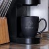 Rico Industries NCAA Northwestern Wildcats Main 15oz Laser Engraved Matte Black Ceramic Bistro Mug - For Hot or Cold Drinks view 3