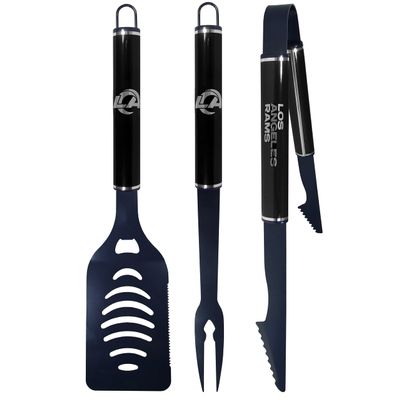 Siskiyou Sports NFL Los Angeles Rams 3 pc Color and Black BBQ Set, Team Colors, One Size