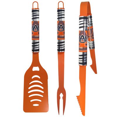 Siskiyou Sports NCAA Auburn Tigers 3 pc Color BBQ Tool Set, Team Colors, One Size