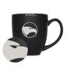 Rico Industries NCAA Georgia Southern Eagles Standard 15oz Matte Black Ceramic Bistro Mug view 1