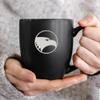 Rico Industries NCAA Georgia Southern Eagles Standard 15oz Matte Black Ceramic Bistro Mug view 2
